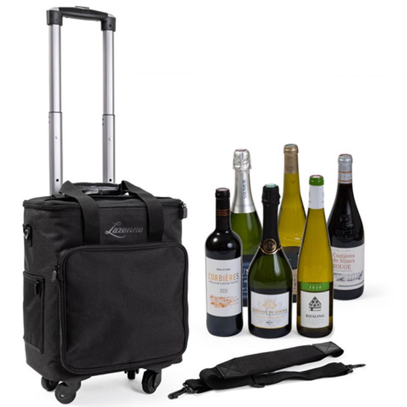 Lazenne vinkoffert/kjølebag - 12 flasker 