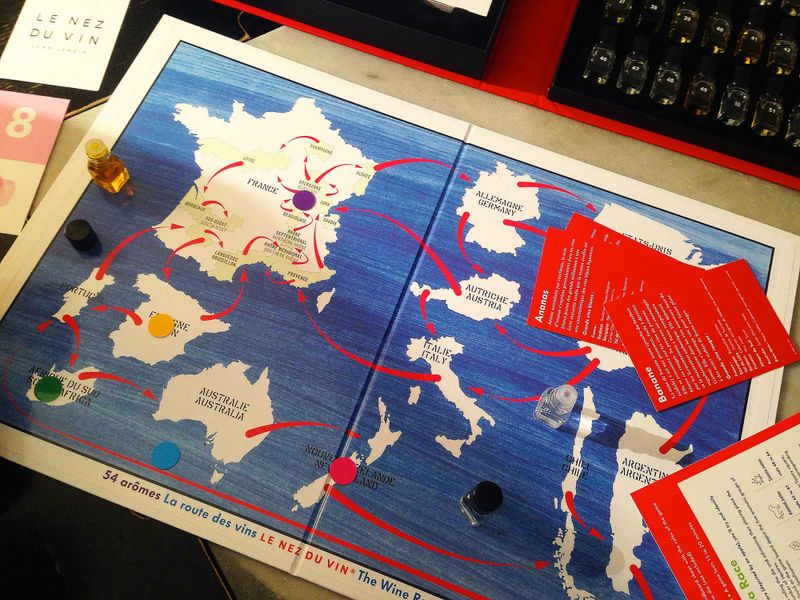 Le Nez brettspill - tilbehør til 54 aroma-settet