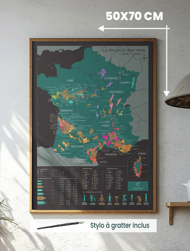 Skrapekart Frankrike fra1020 Degustations