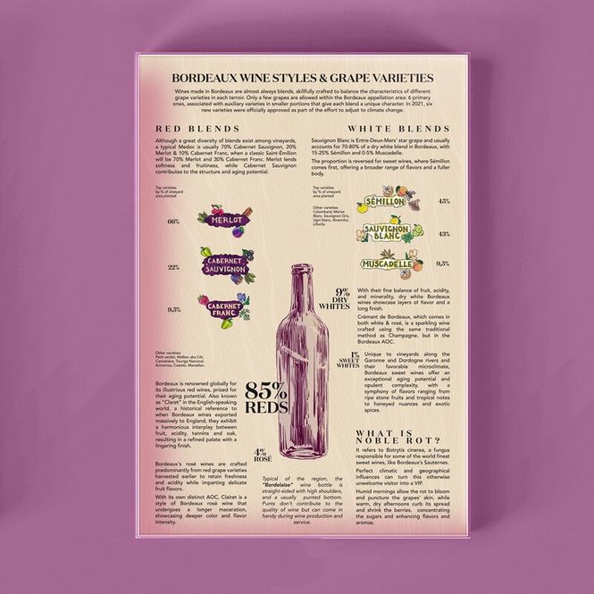 Hovedbilde Water and Wine Puslespill Bordeaux 